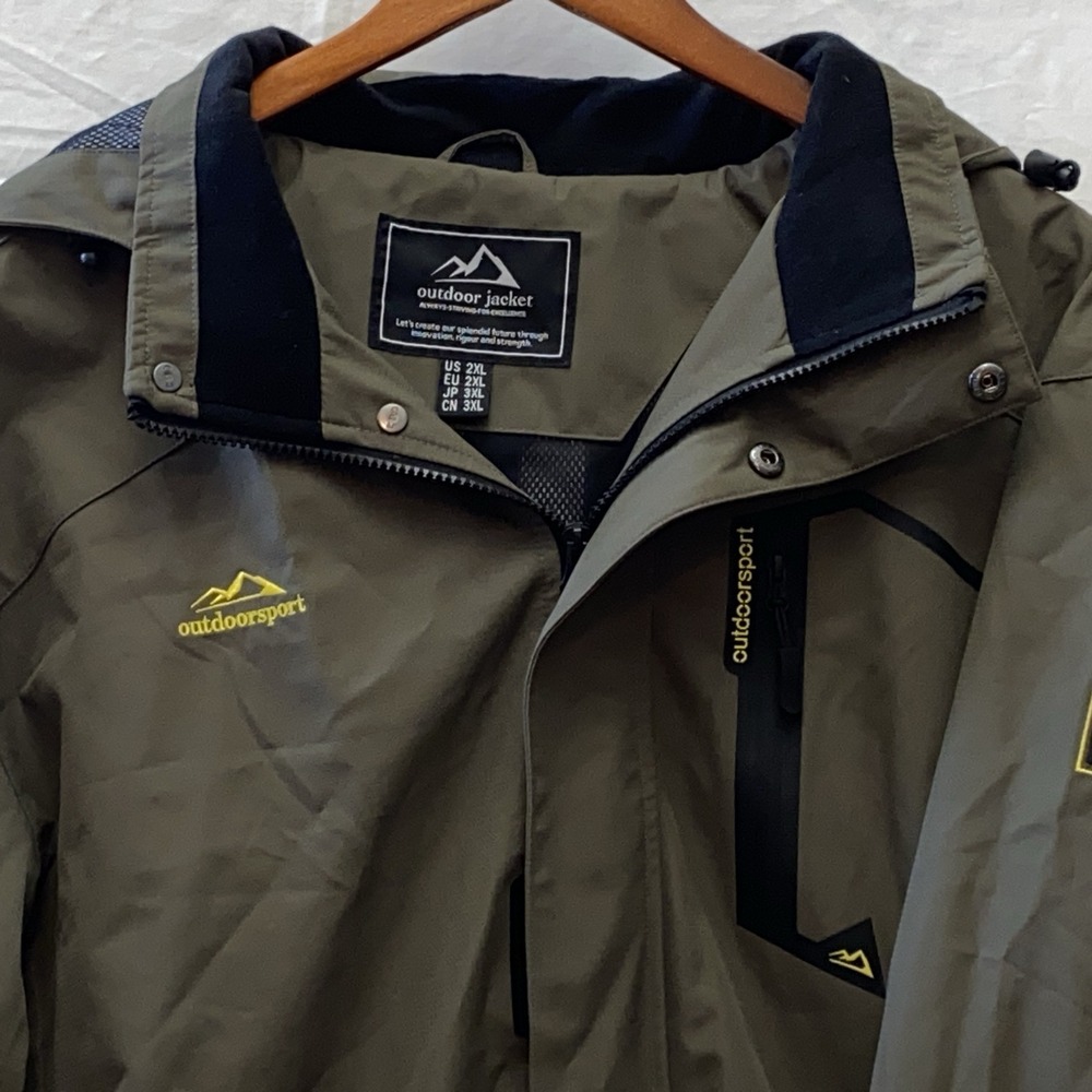 Outdoor Sport Leisure Jacket Coat Mens 2XL Active‎ Rain Wind Sport Winter Coat - Picture 3 of 12